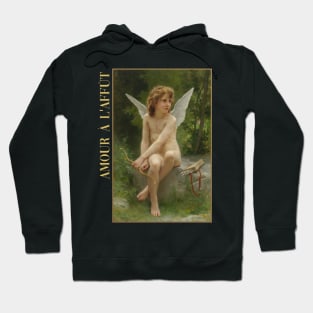 Cupid on the Lookout by Boureguereau Hoodie